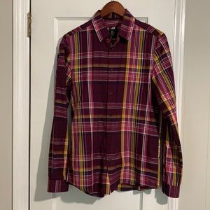 H&M button down shirt. Purple